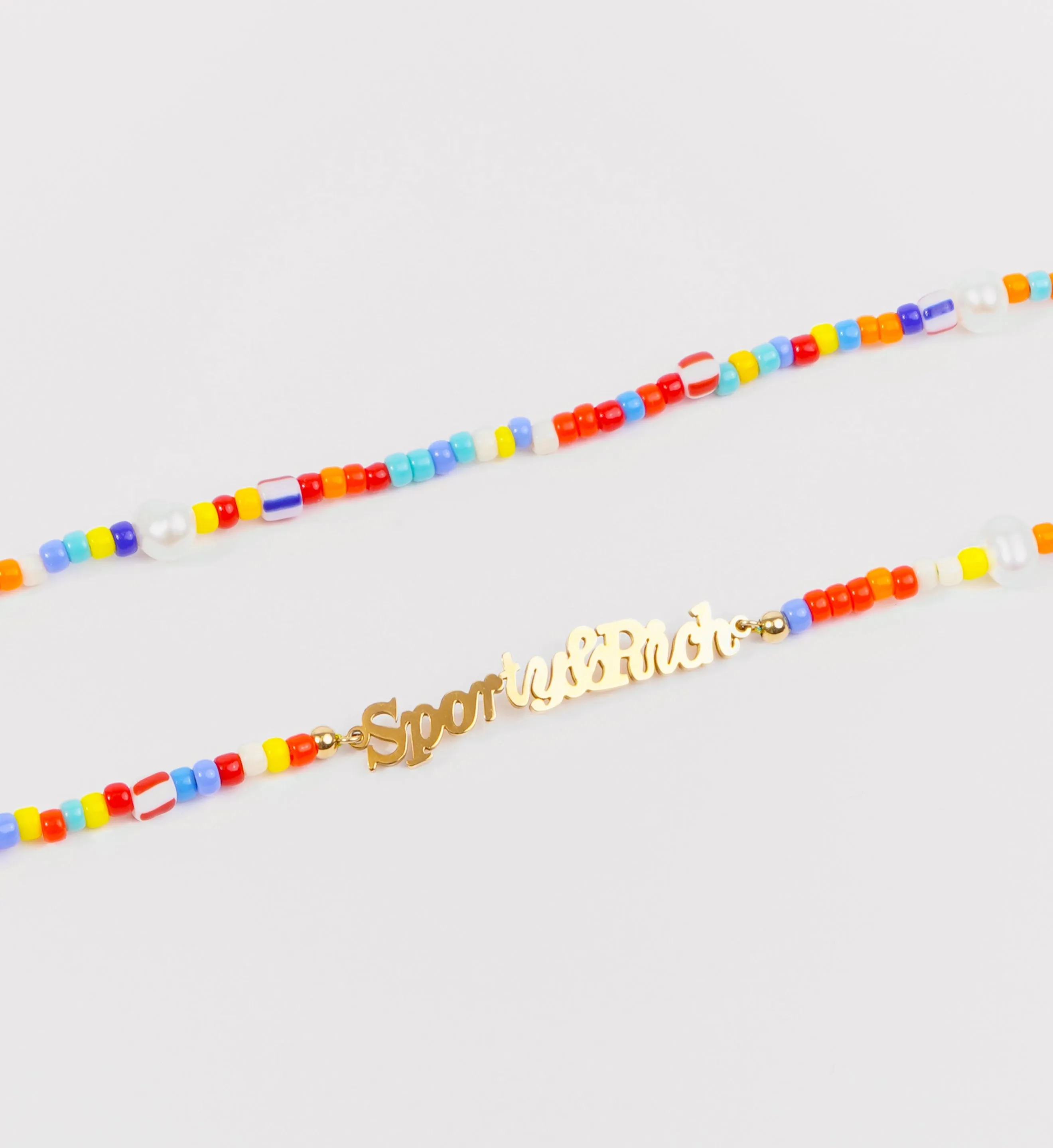 Classic Logo Beads Belly Chain - Multicolor