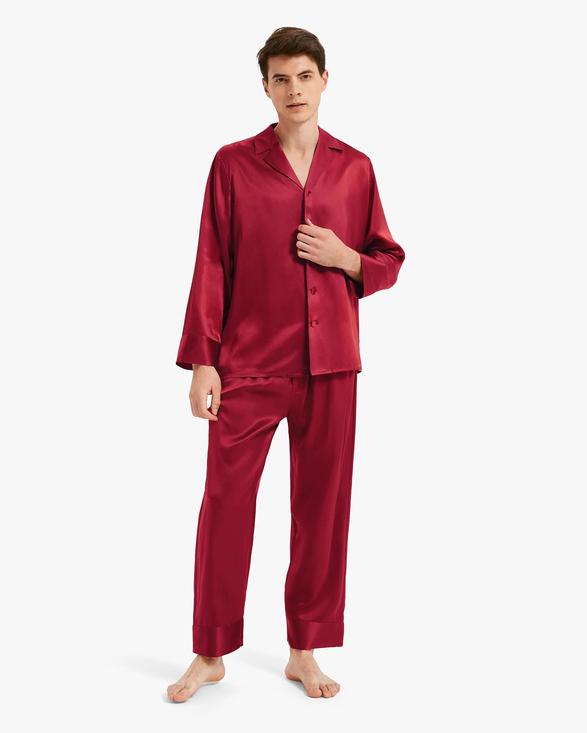 Classic Silk Pajamas - For Men