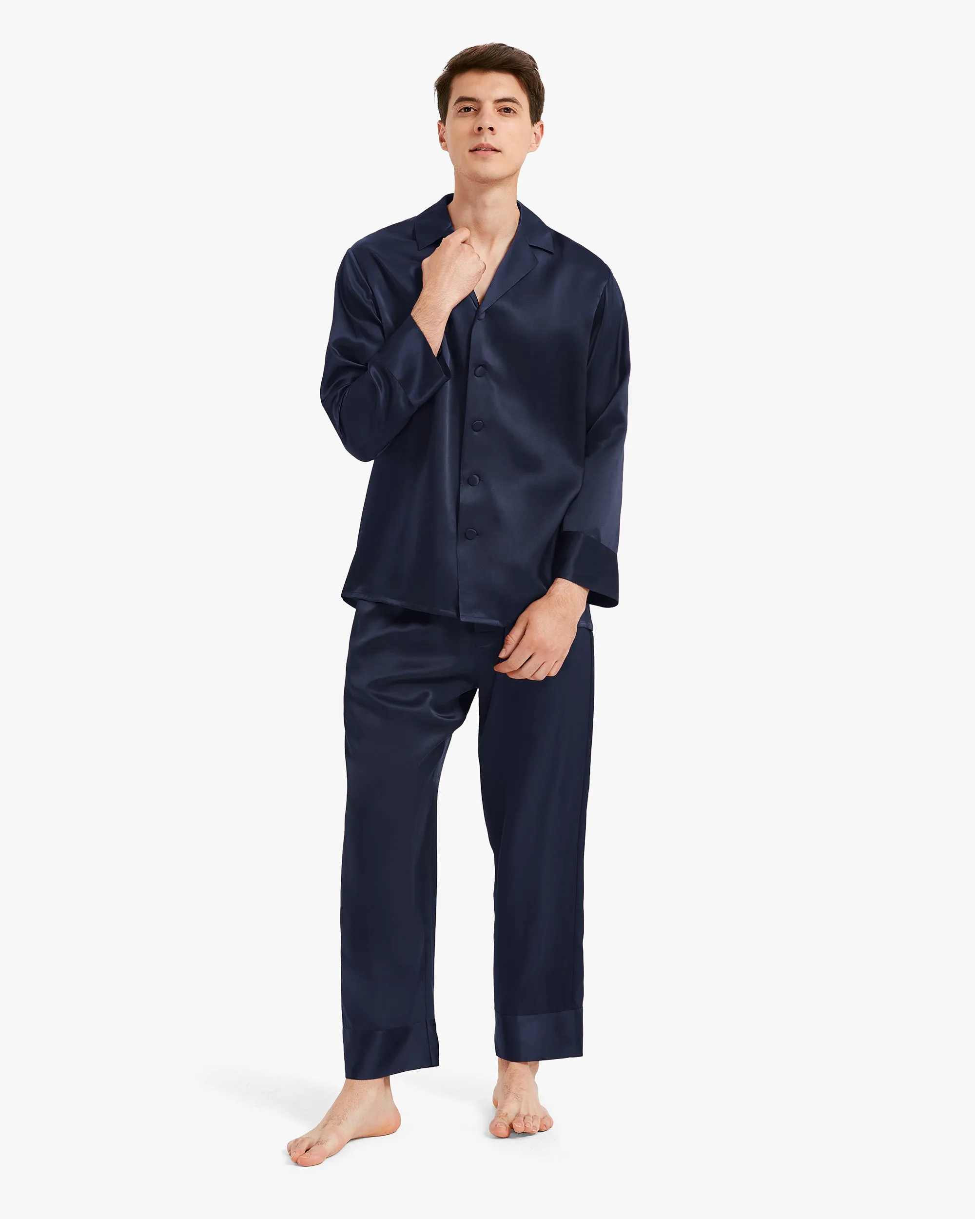 Classic Silk Pajamas - For Men