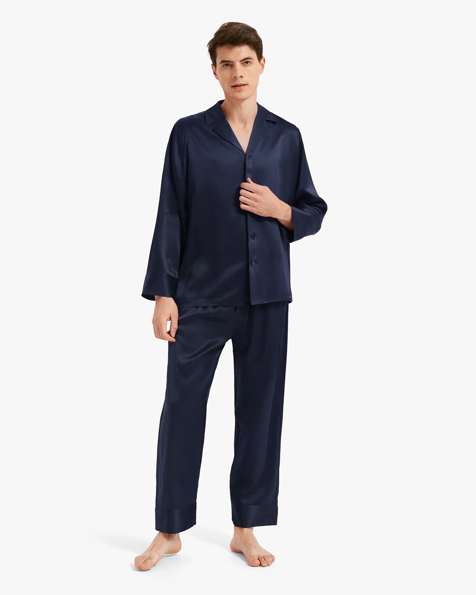 Classic Silk Pajamas - For Men