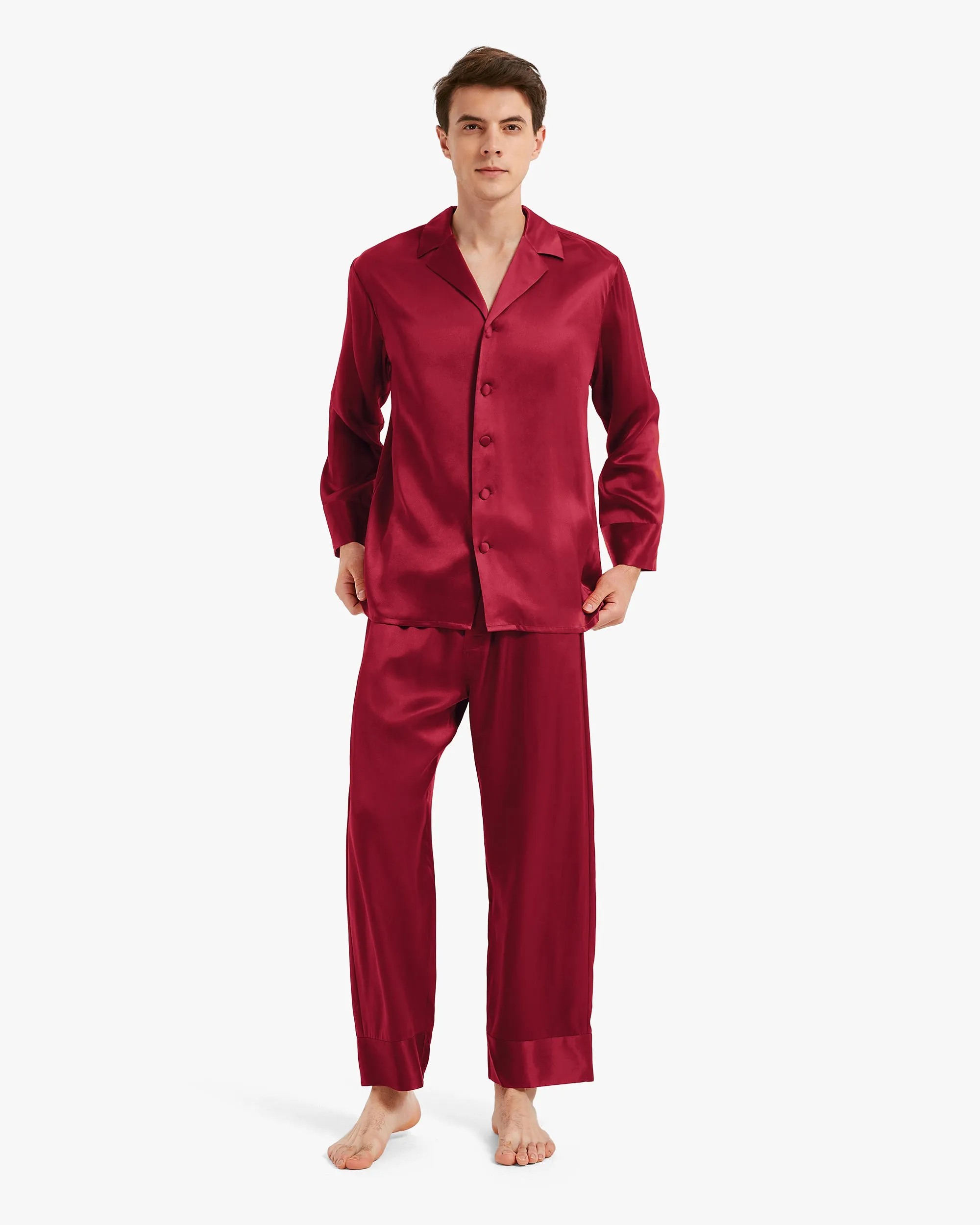 Classic Silk Pajamas - For Men