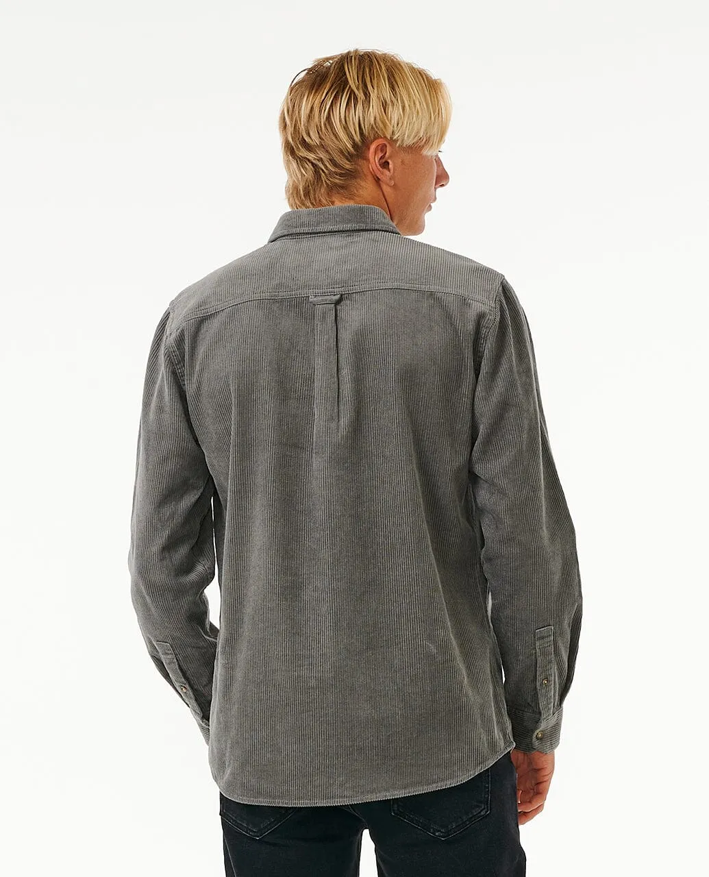 Classic Surf Cord Shirt - Charcoal Grey