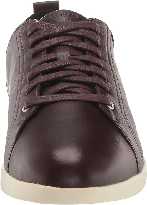 Cole Haan Carly Cordovan/Mini Lace Up Rounded Toe Low Top Flat Sneakers