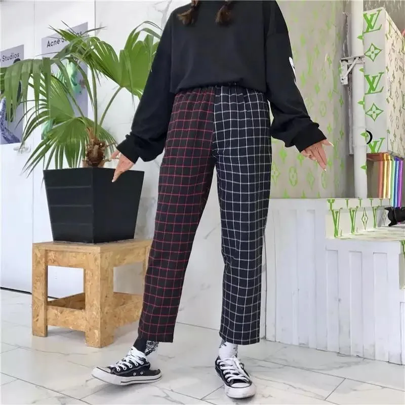 Colliding Checkered Pants