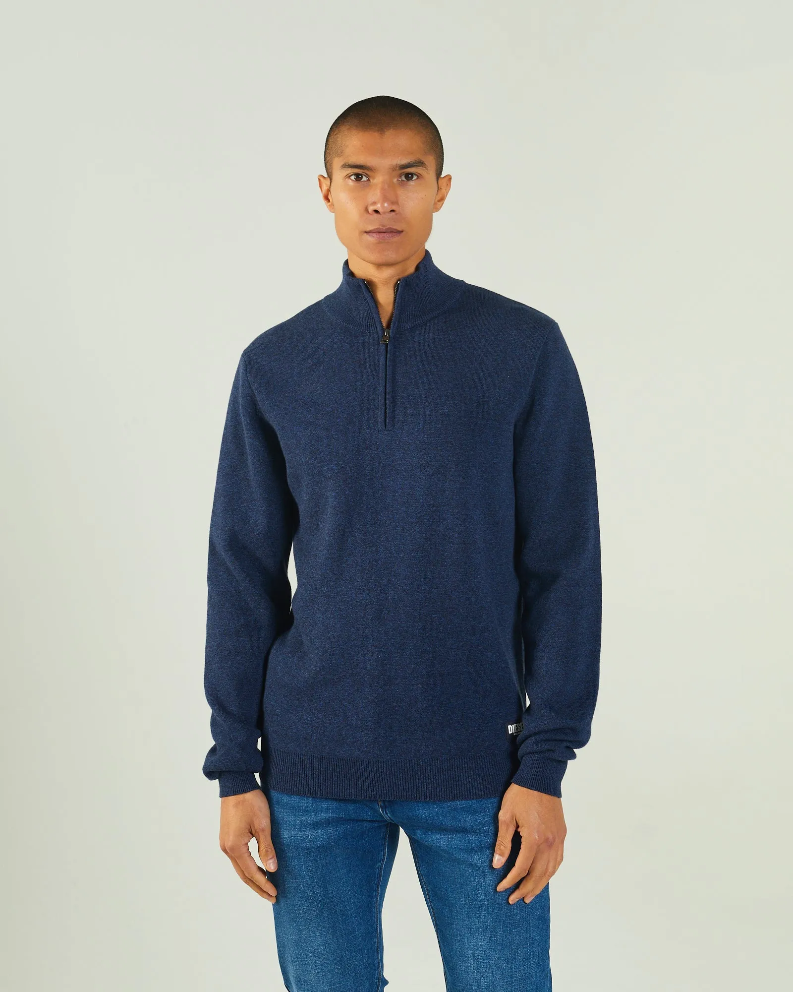 Colter Half Zip Space Blue Marl