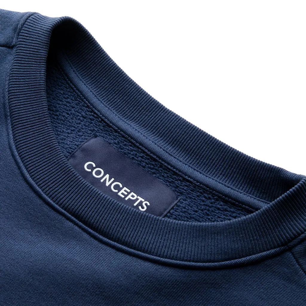 Concepts Jubilee Felt Crewneck (Navy)