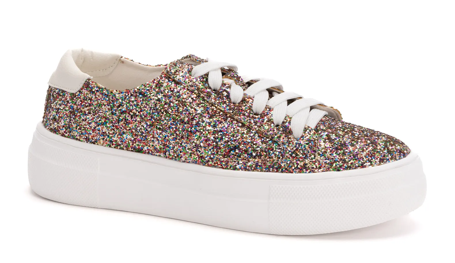 Corkys Glaring Sneakers - Confetti Chunky Glitter