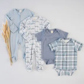 coyote moon   blue ranch plaid set