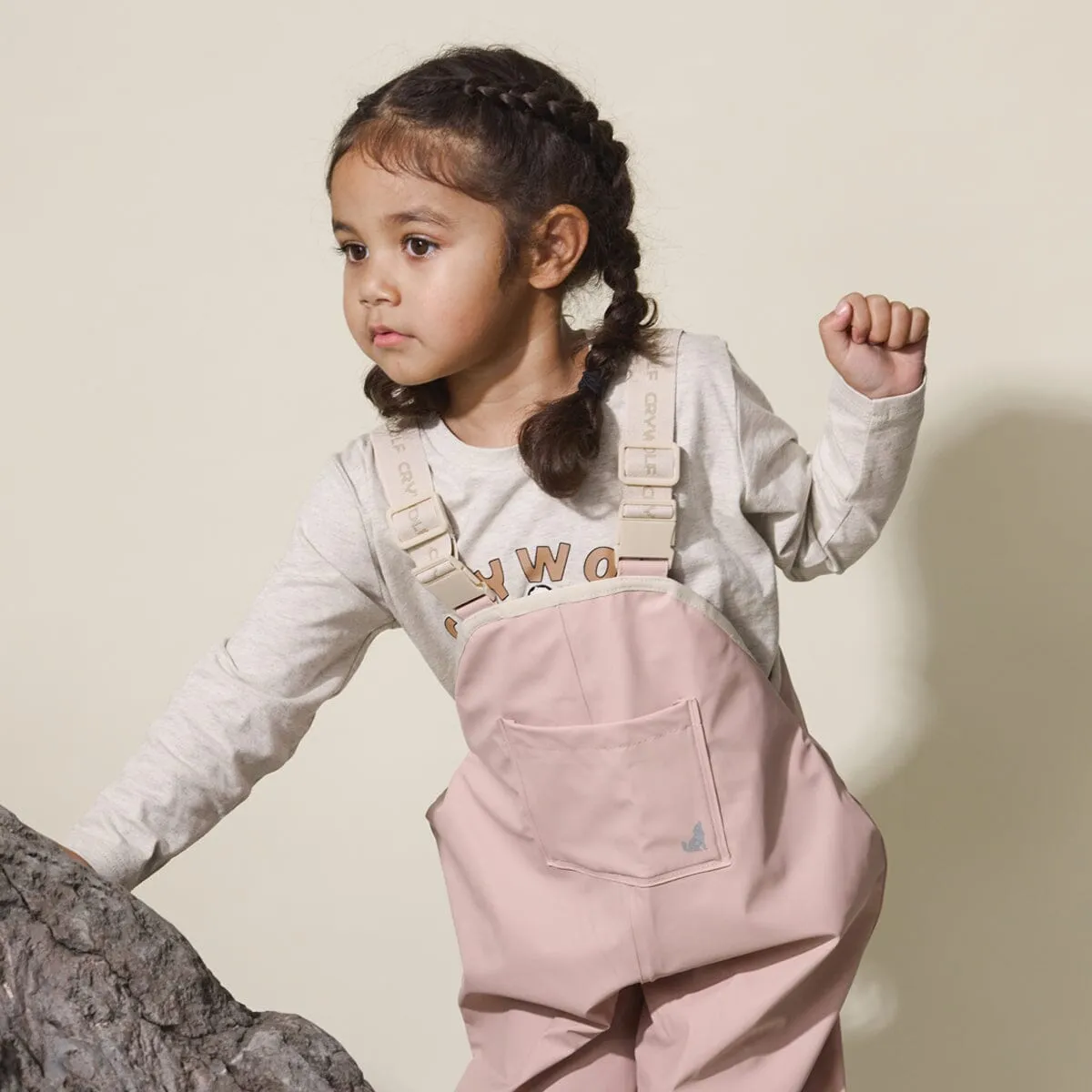 Crywolf Rain Overalls - CLASSIC RANGE Dusty Pink