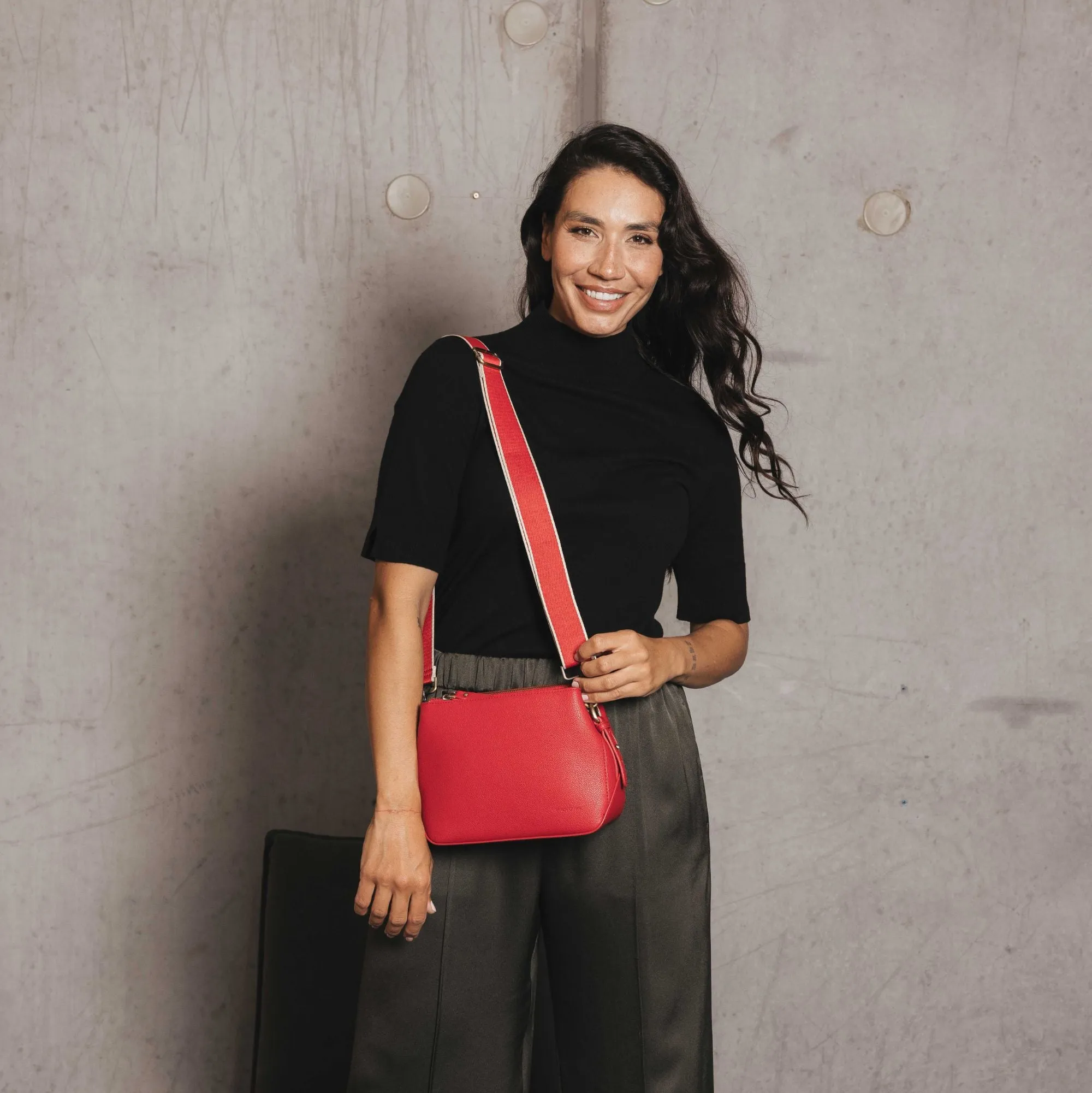 Daniella Red Crossbody