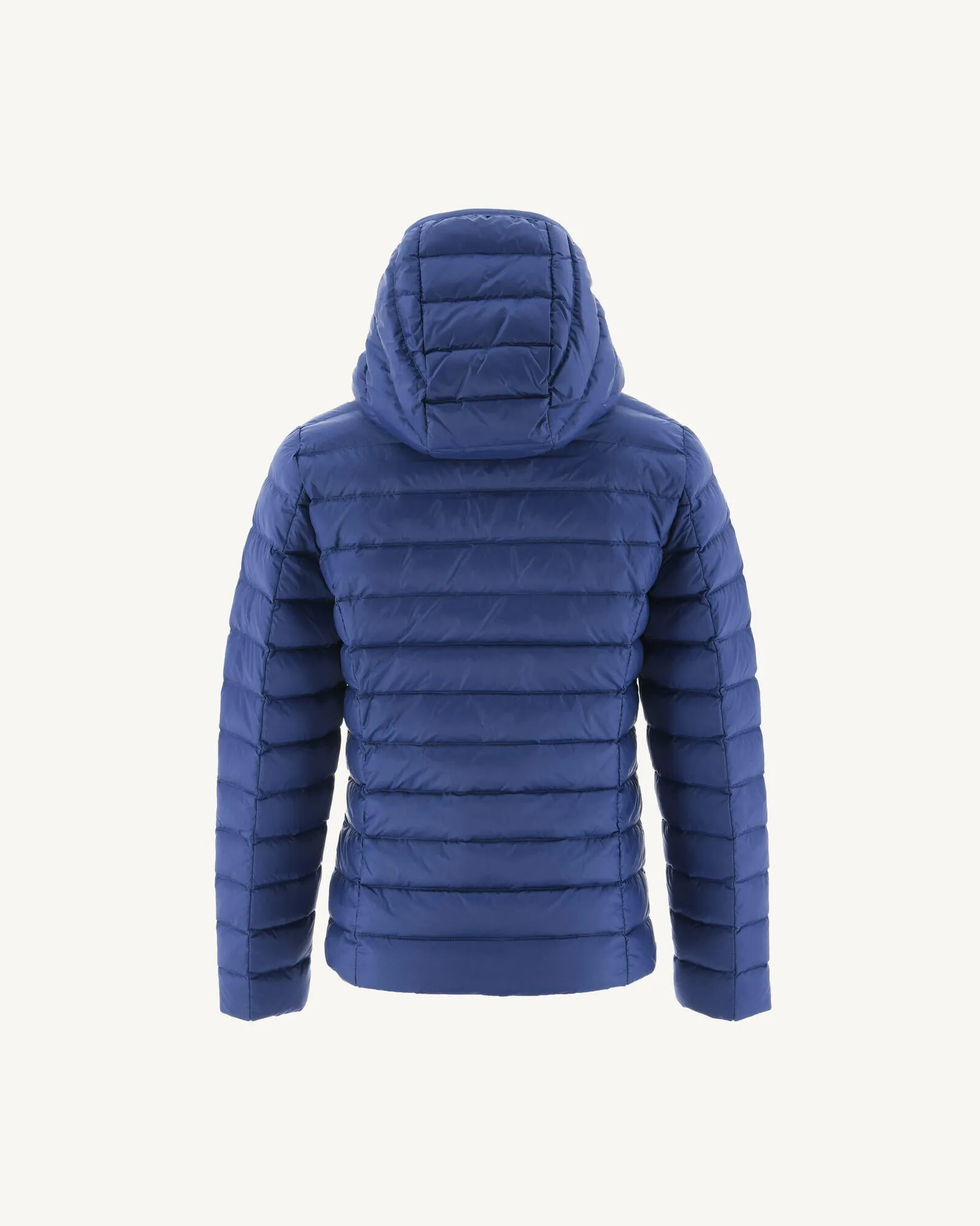 Dark Denim Hooded down jacket Carla