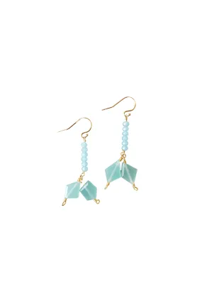 Del Mar Earrings in Chalcedony