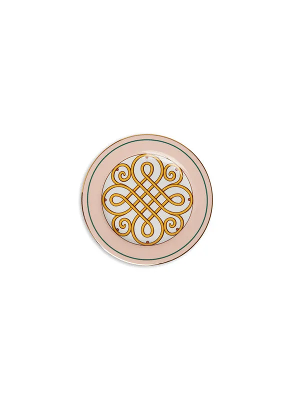 Dessert Plates set of 2 in Cortile Pink