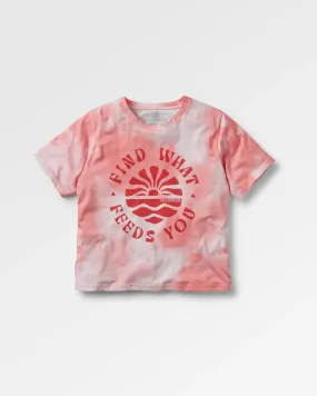 Discovery Organic Cotton T-Shirt - Tie Dye Shell Pink