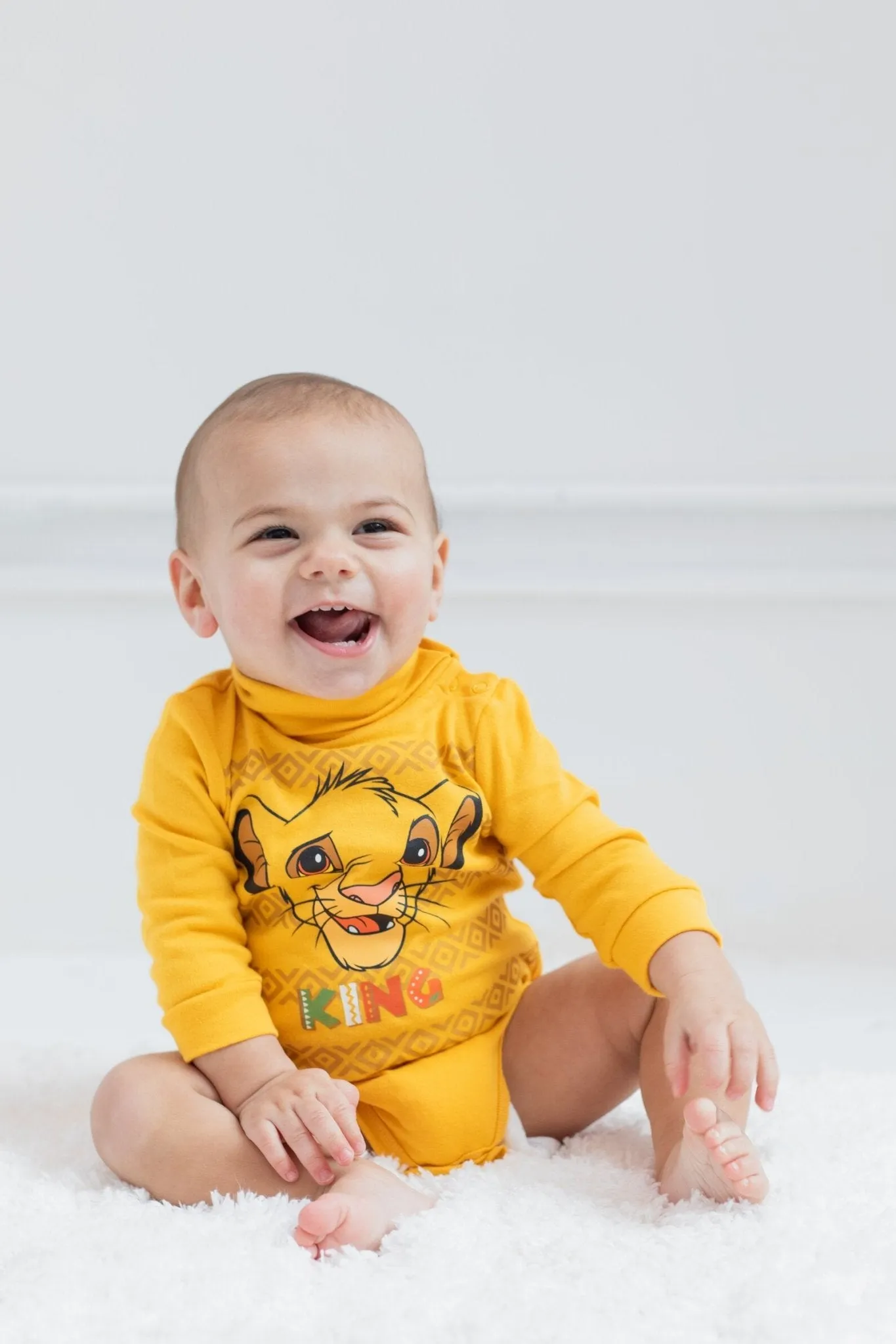 Disney Lion King Simba 2 Pack Turtleneck Bodysuits