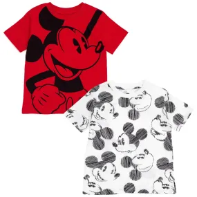 Disney Mickey Mouse 2 Pack T-Shirts