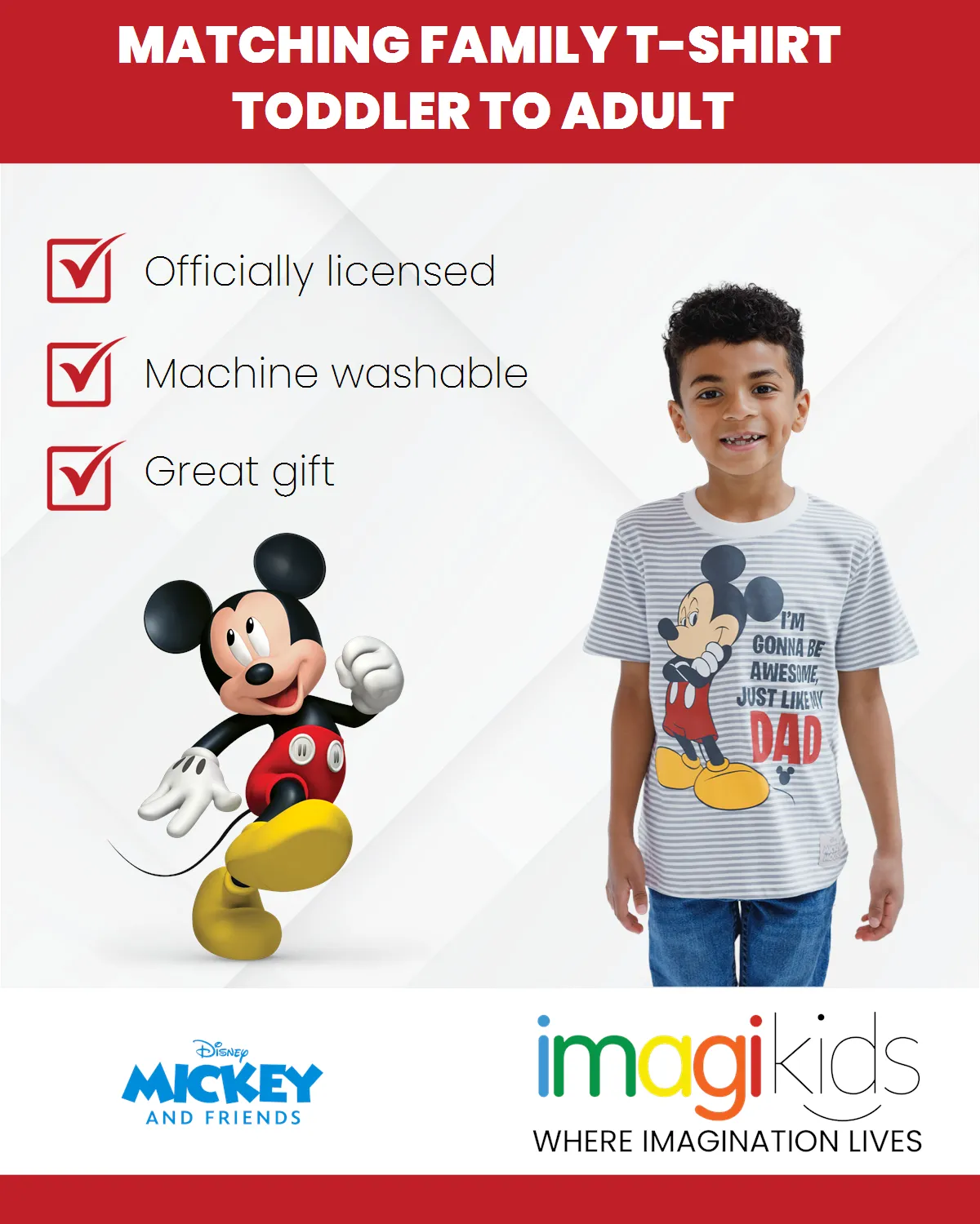 Disney Mickey Mouse Matching Family T-Shirt