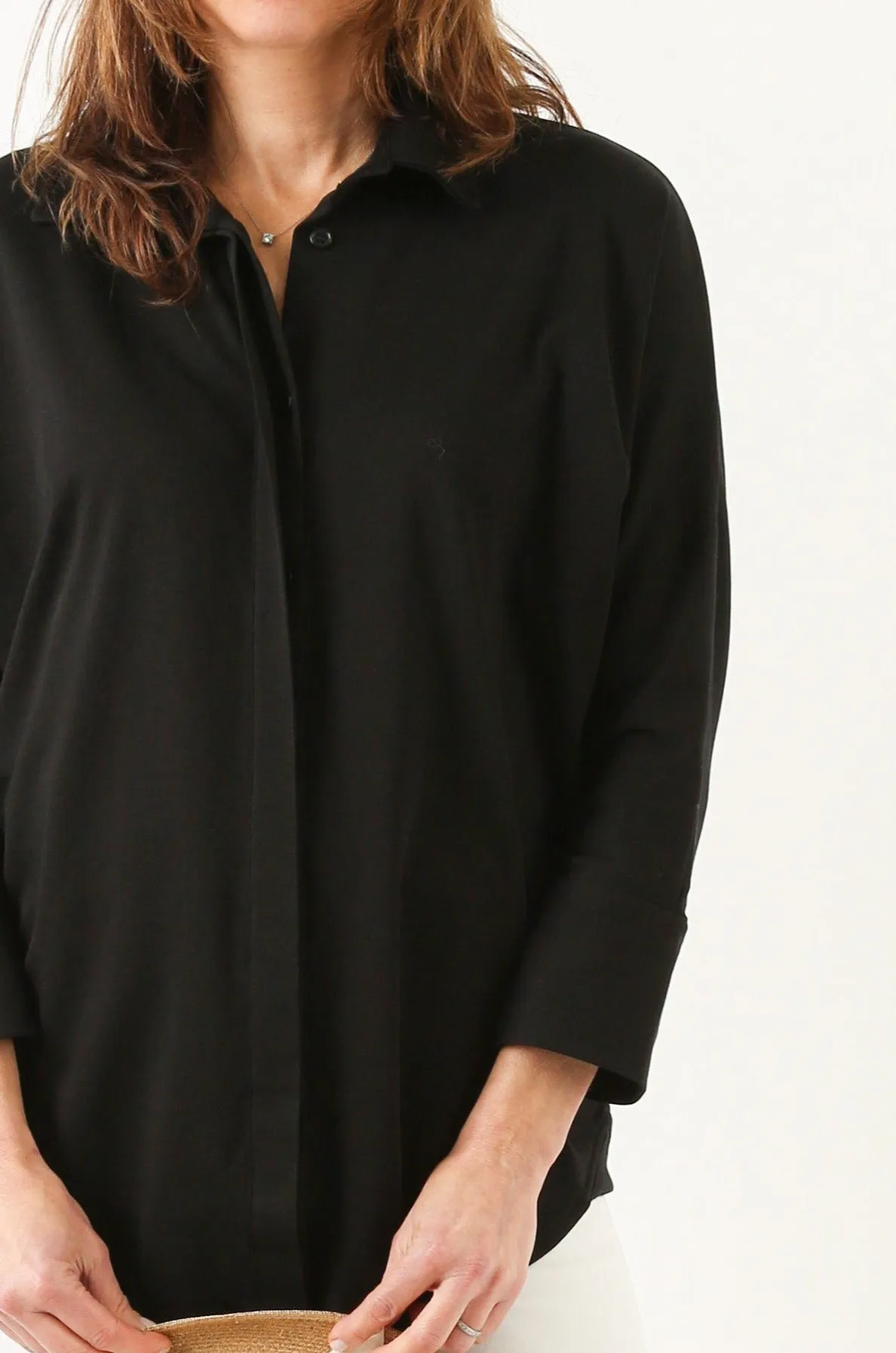 DOLMAN SHIRT IN PIMA COTTON