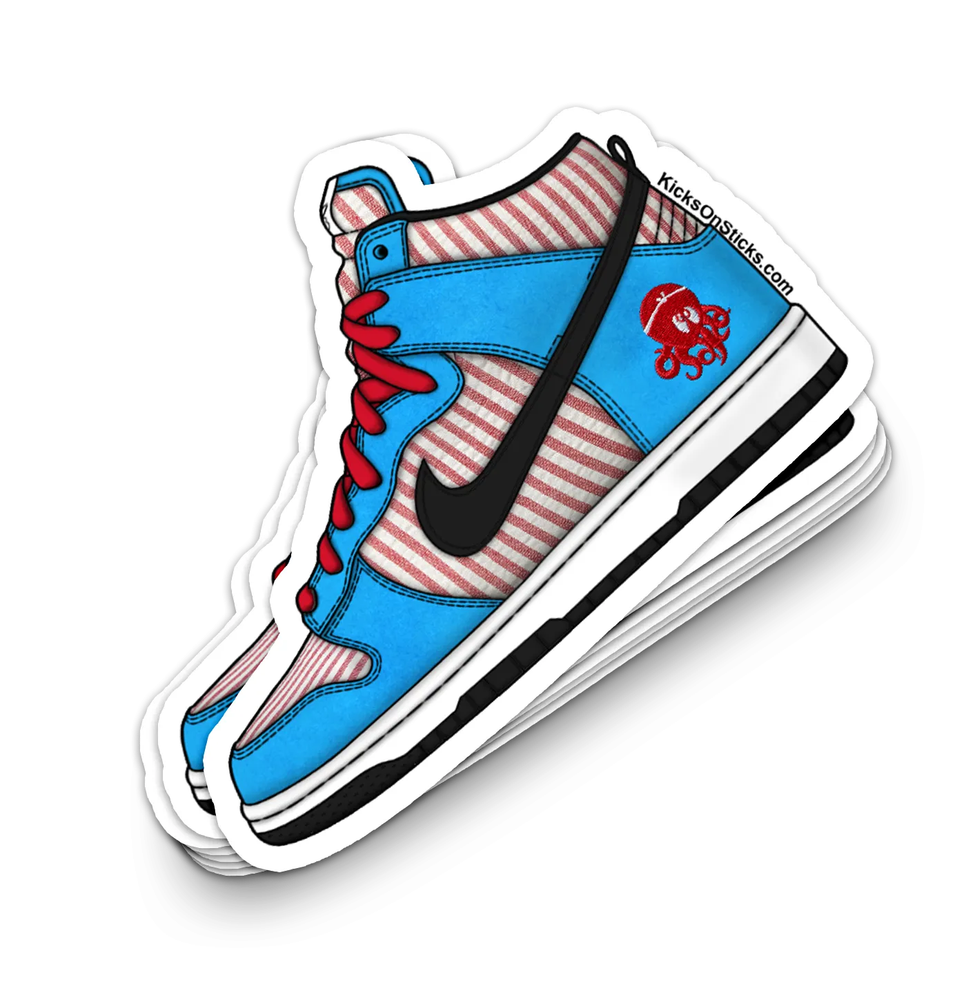 Dunk High "Japan Dotonbori Octopus" Sneaker Sticker