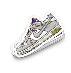 Dunk Low "Off-White Lot 24" Sneaker Sticker