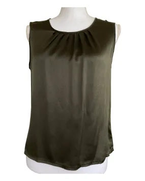 Escada Silk Dark Green Top, S