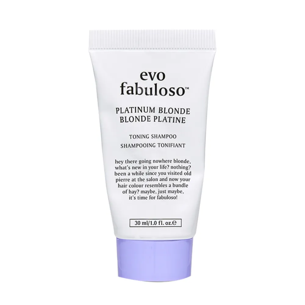 Evo | Fabuloso | Platinum Blonde Colour Boosting  Treatment |Travel Size