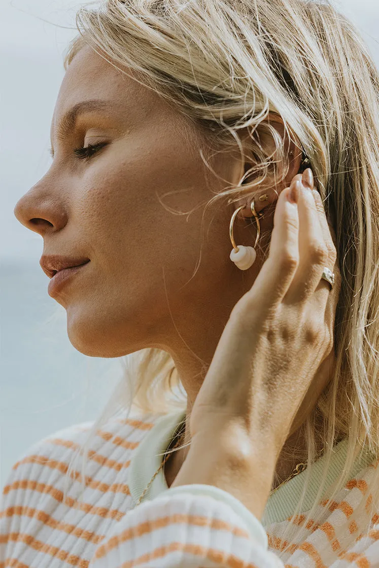 Extra Large Puka Hoop Earrings