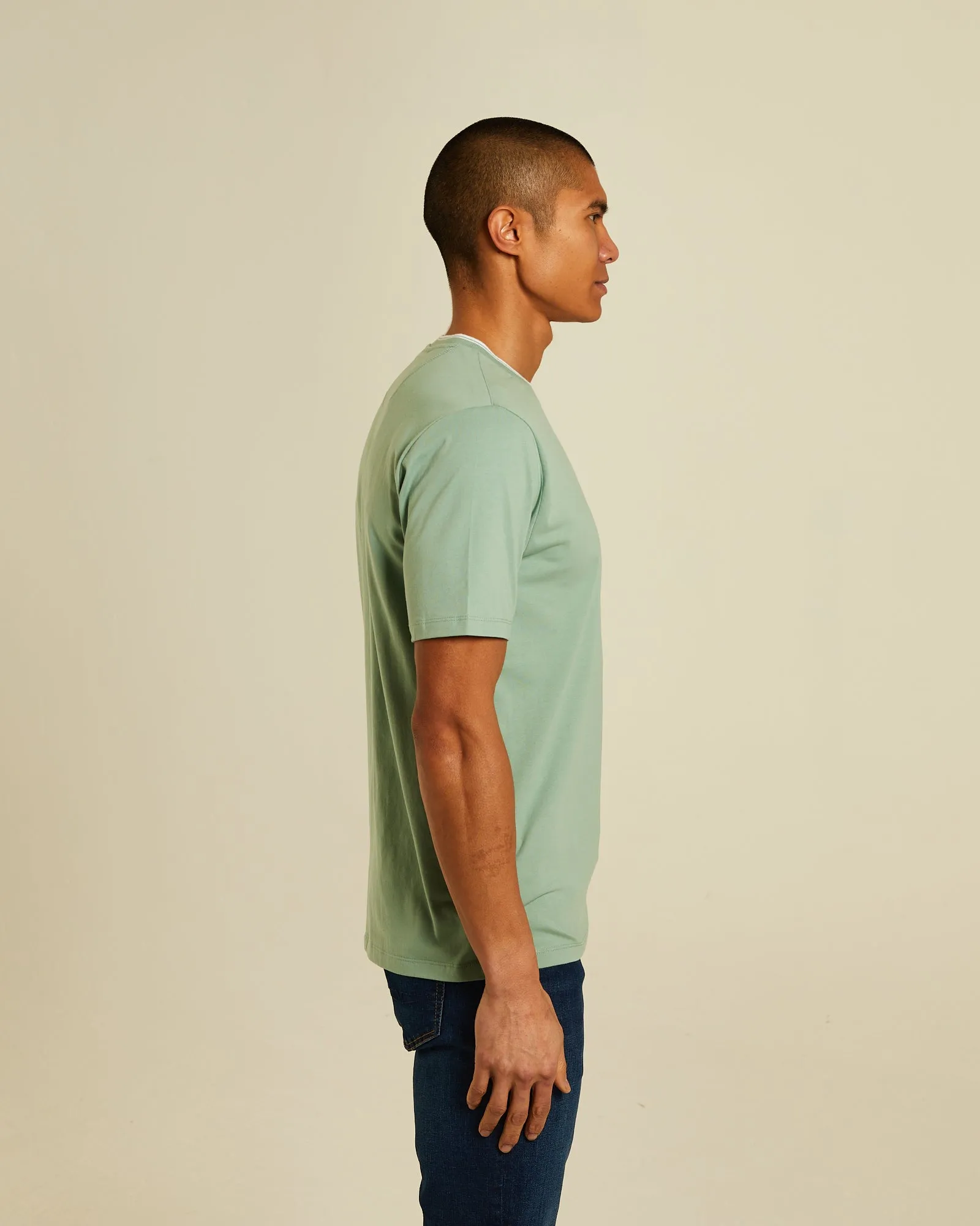 Faisel Tee Surf Green