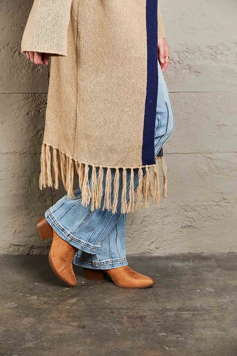 Falling for Fringe Duster Cardigan