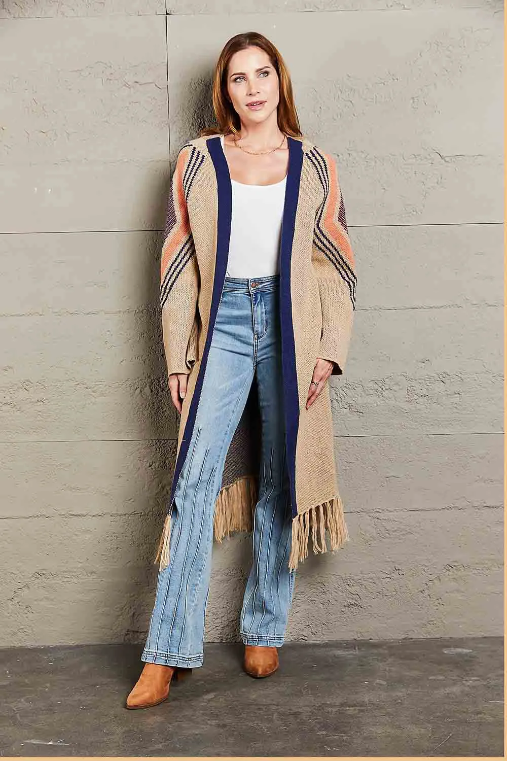 Falling for Fringe Duster Cardigan