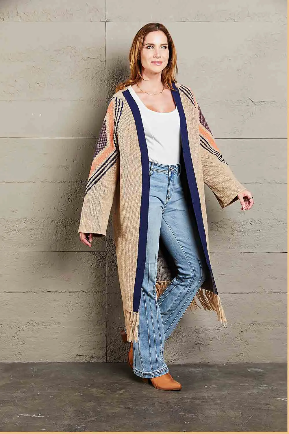 Falling for Fringe Duster Cardigan