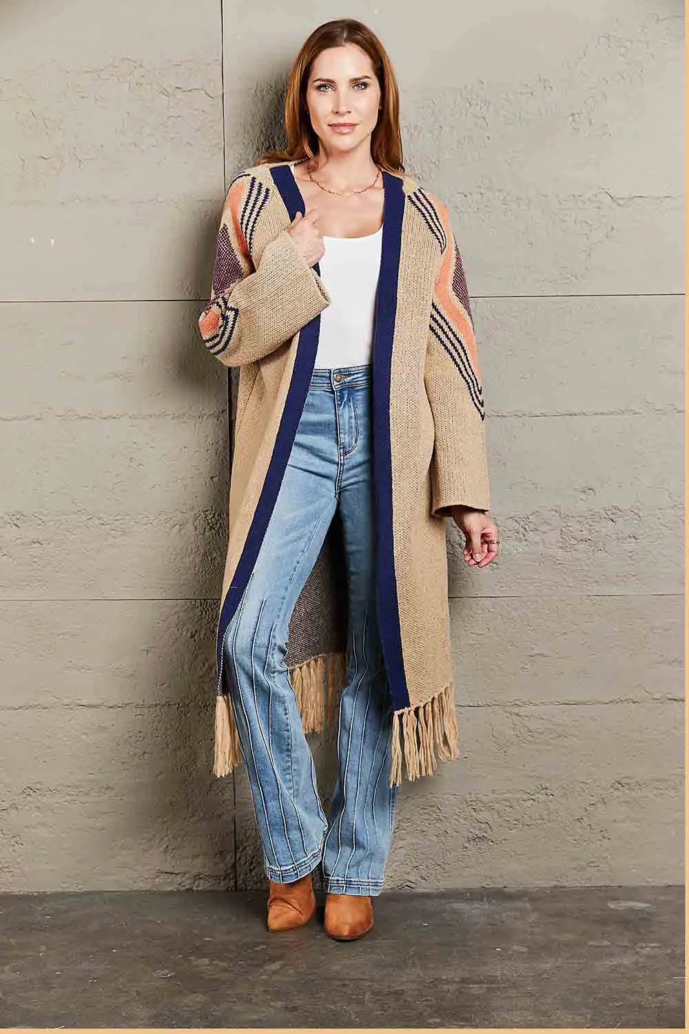 Falling for Fringe Duster Cardigan