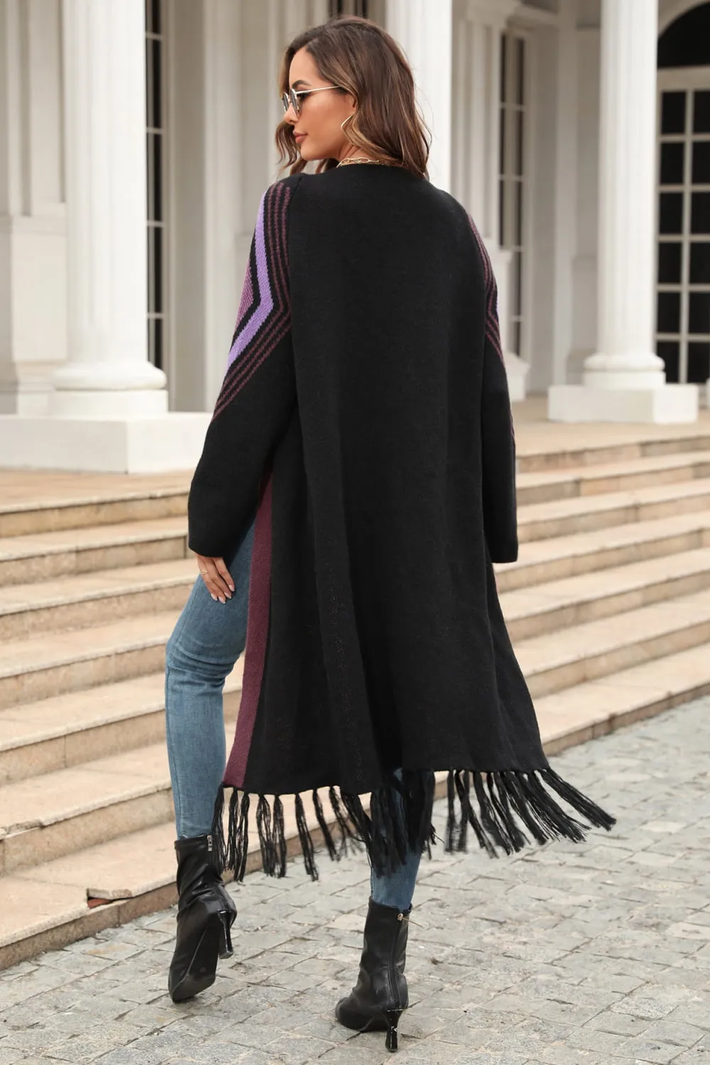 Falling for Fringe Duster Cardigan