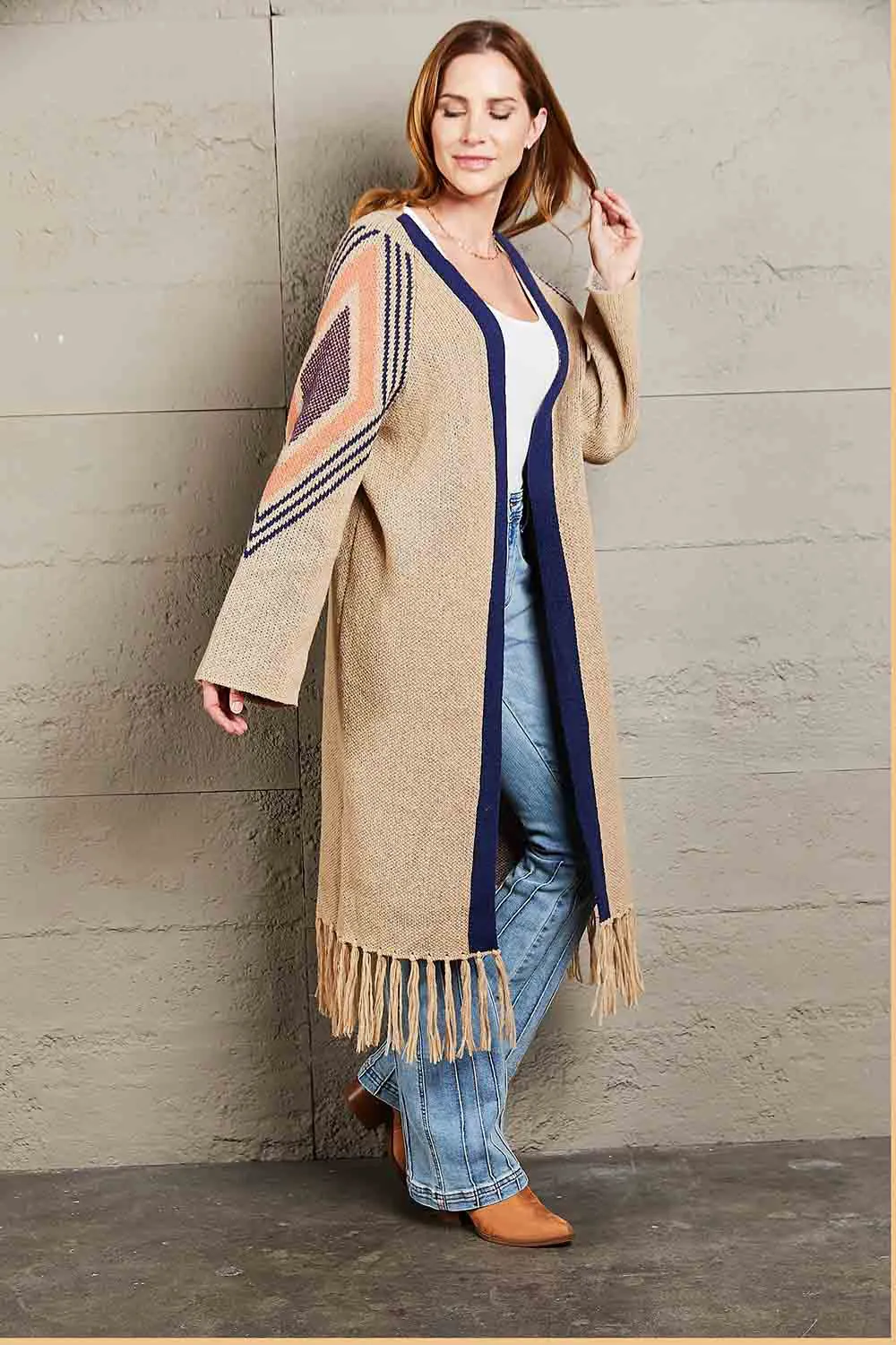 Falling for Fringe Duster Cardigan