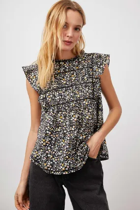 Filomena Floral Cotton Top