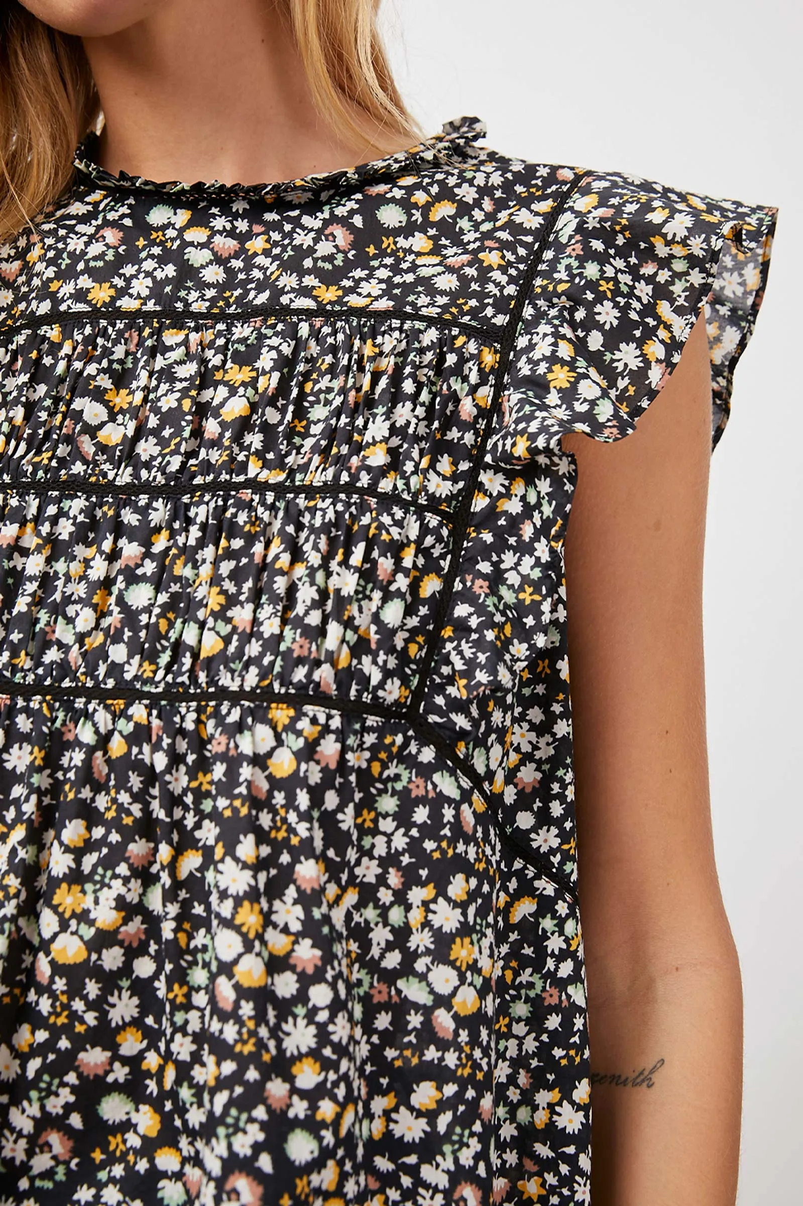 Filomena Floral Cotton Top