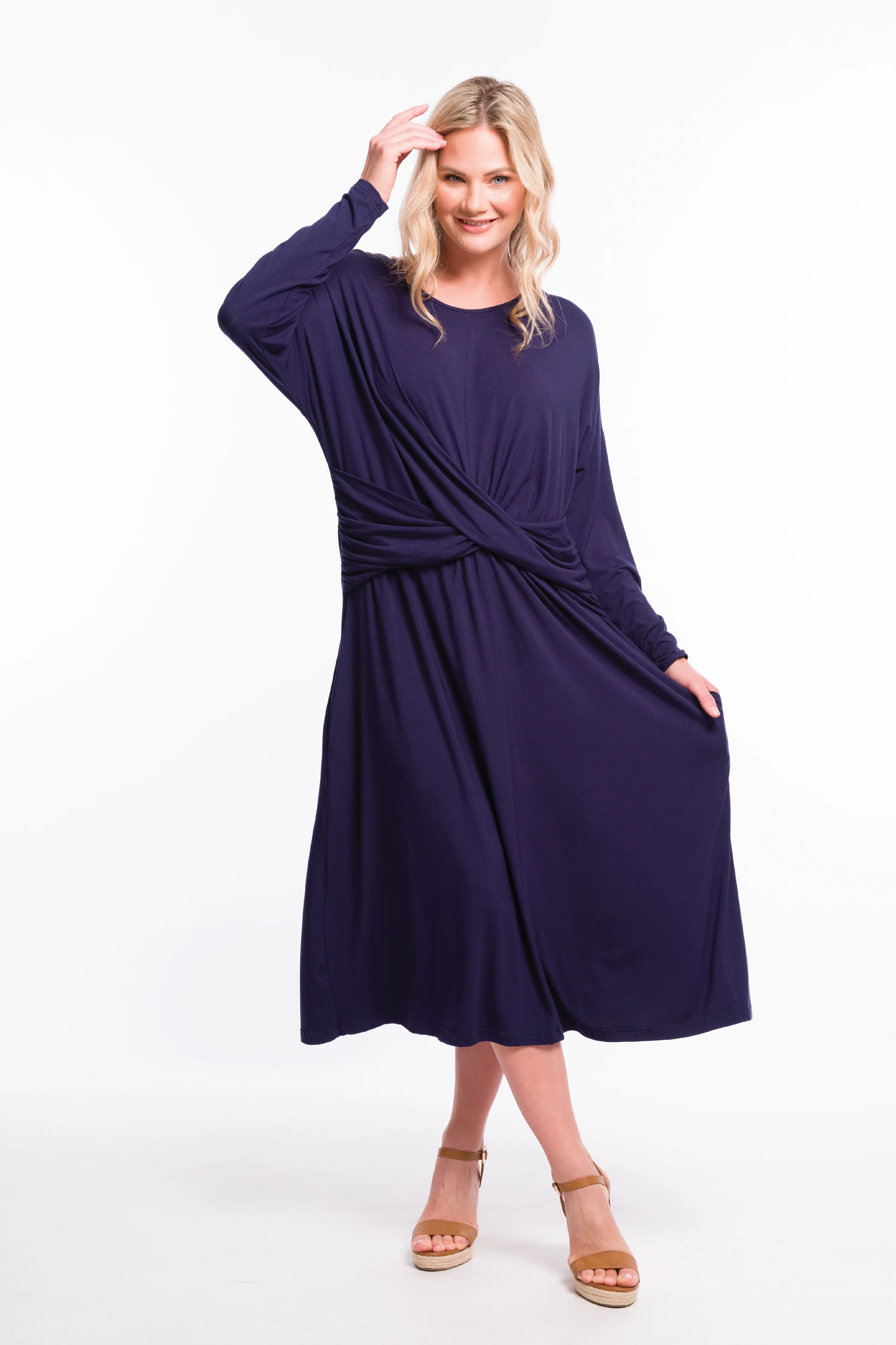 FINAL SALE Eden Dress in Admiral