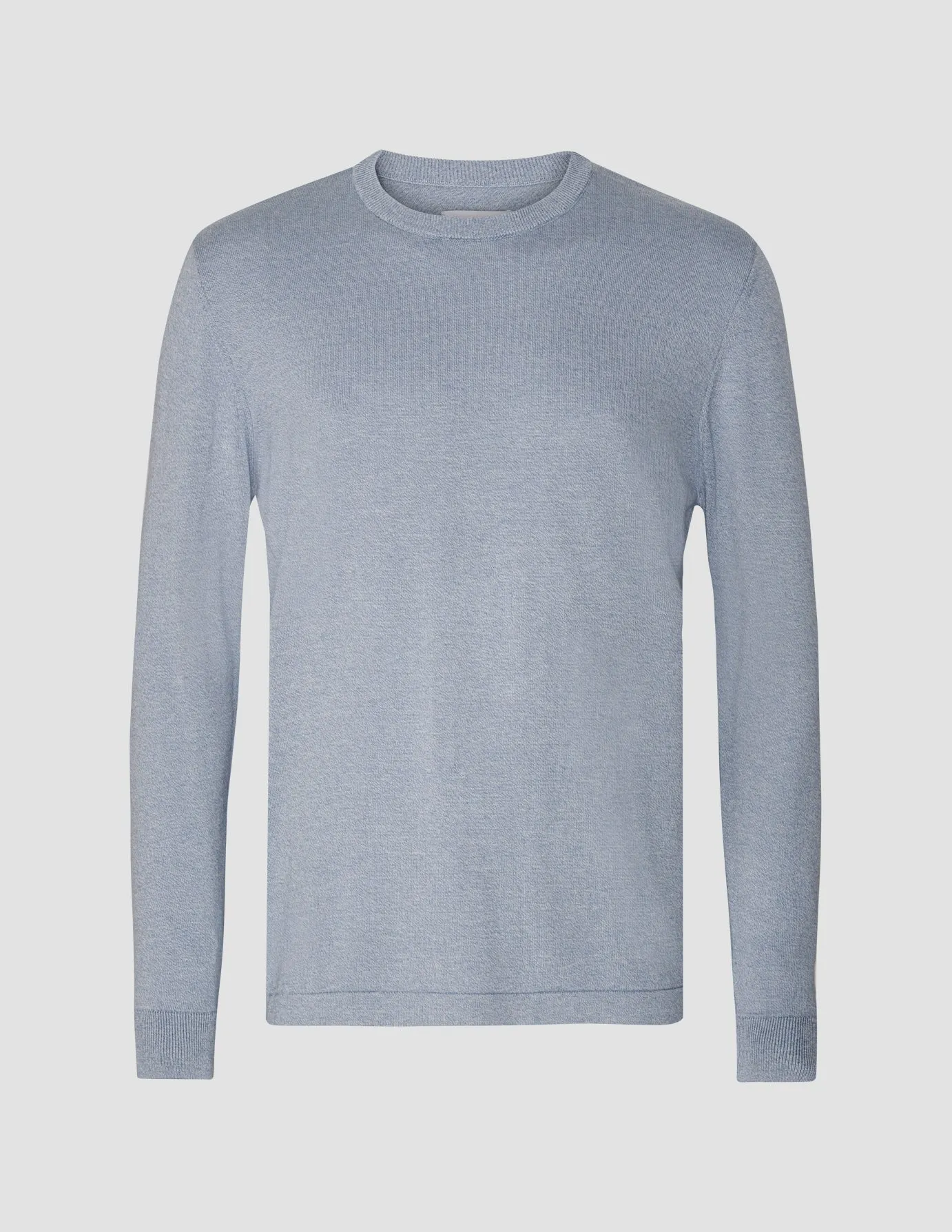 Fine Knit Crewneck Azure Molinaire