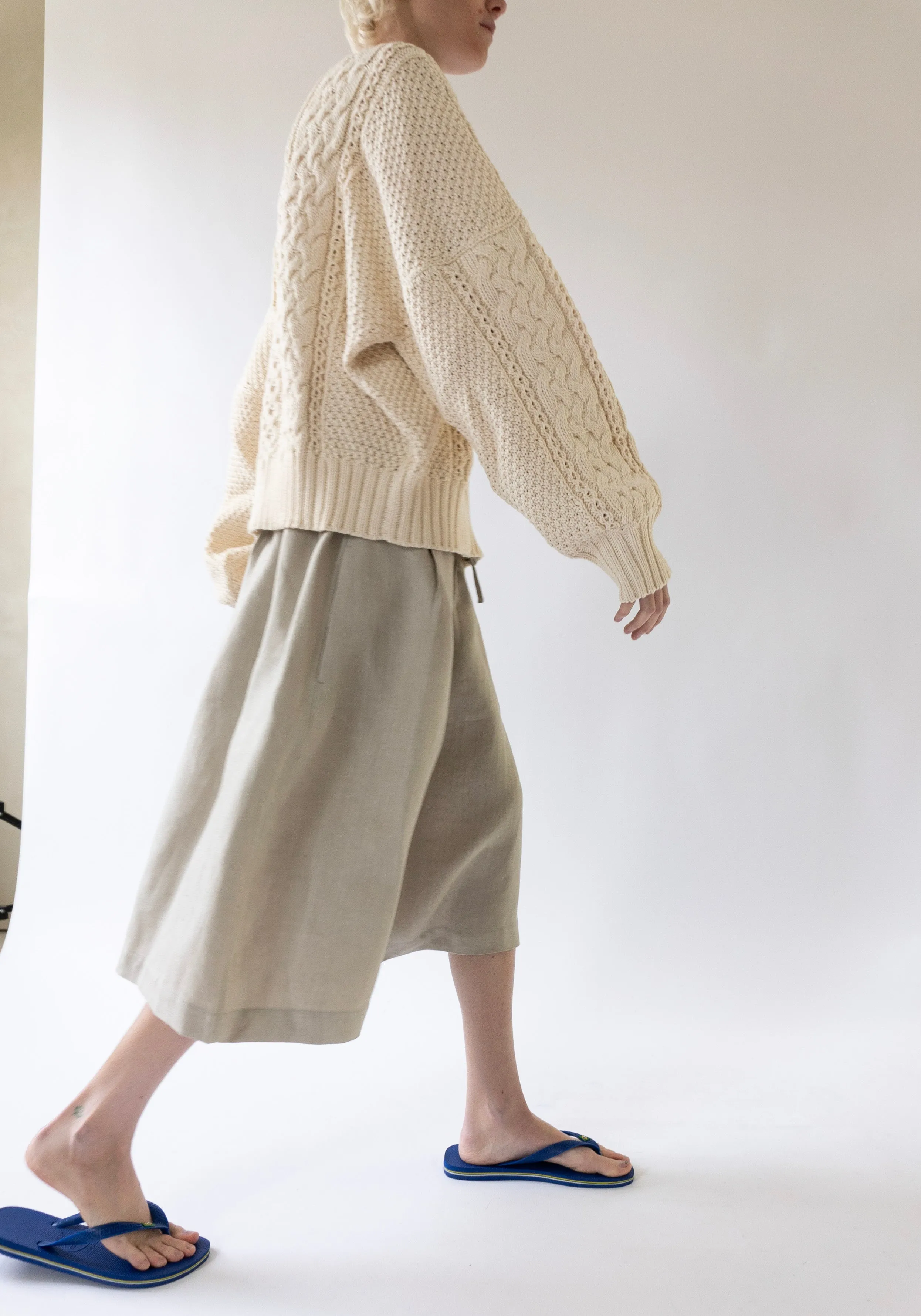 Fisherman Sweater in Natural