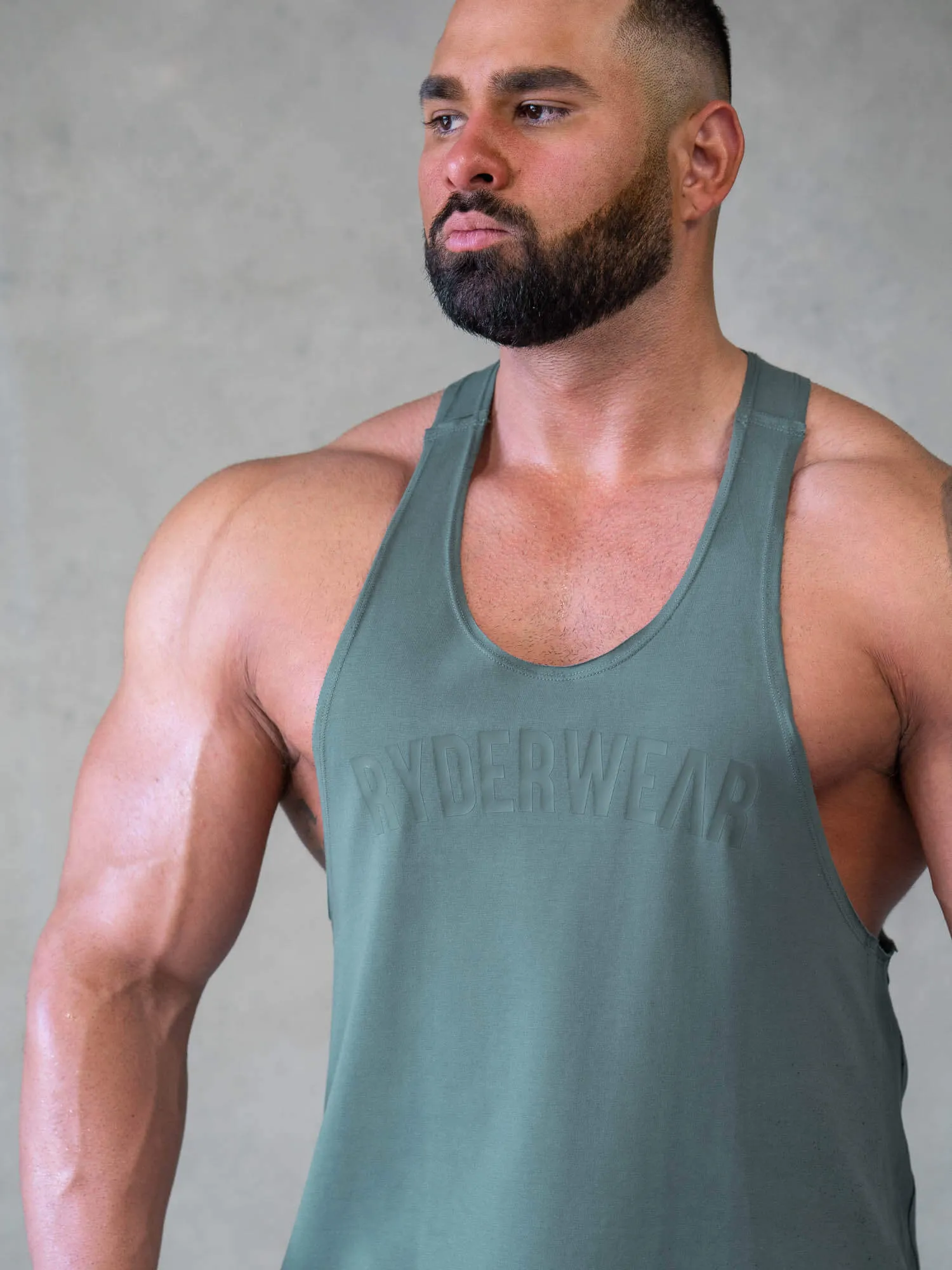 Force Stringer T-Back - Fern Green