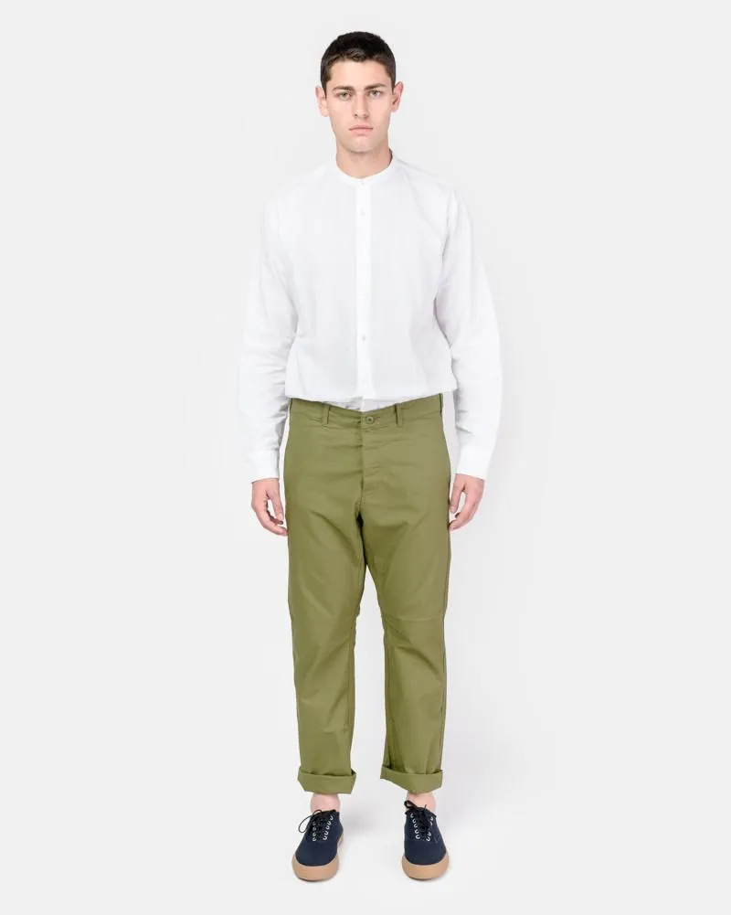 French Military Work Trouser in Olive