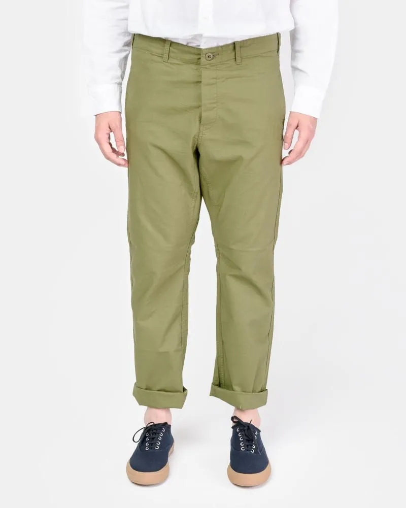 French Military Work Trouser in Olive