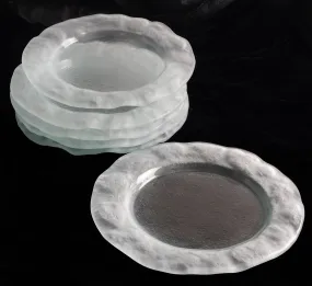 Frosted Marina Appetizer & Desert Plates - Gift Set of 6