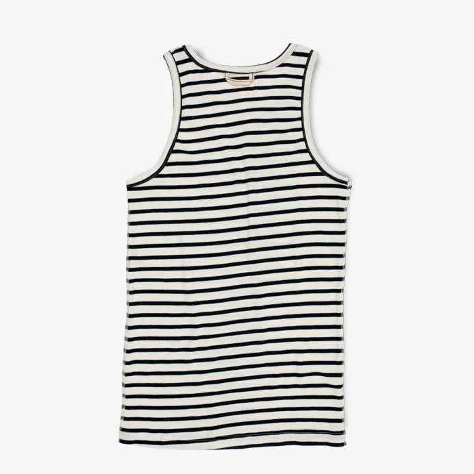 GARI | Organic Tank Top | Breton Stripe