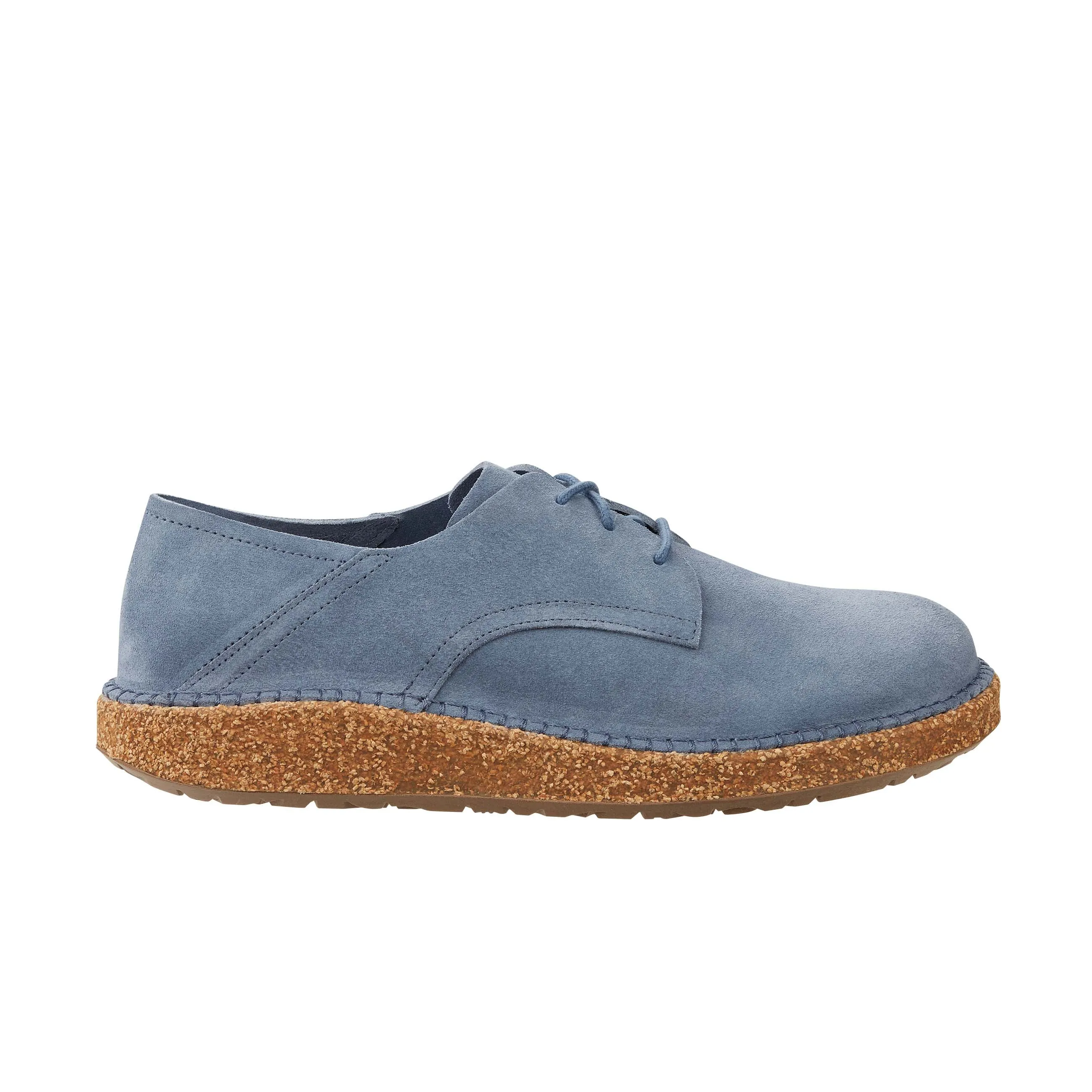 Gary Blue Suede Leather