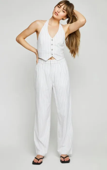 Gentle Fawn Elliot Pants | White Stripe