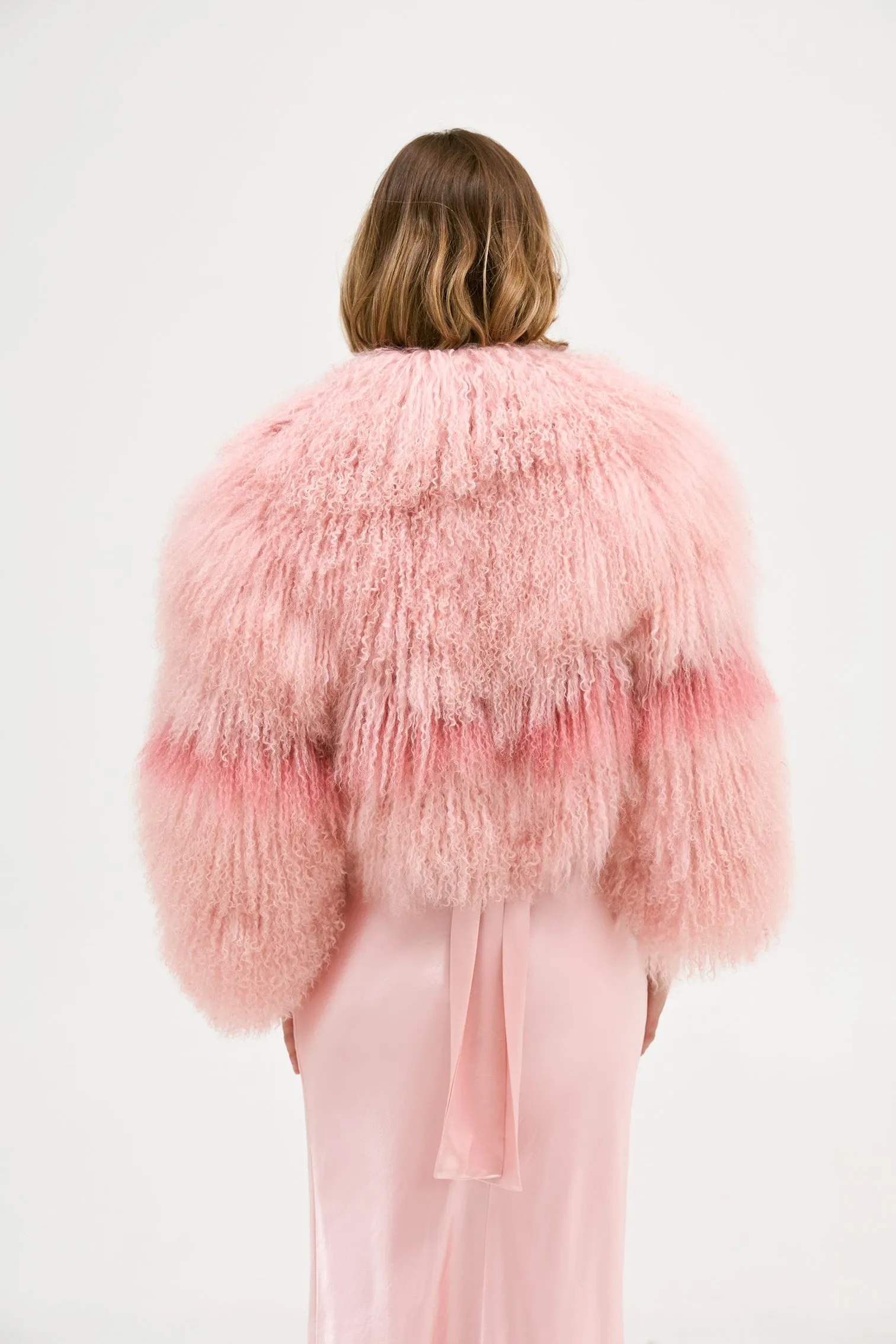 Georgina Jacket - Rosewater/Flamingo Pink