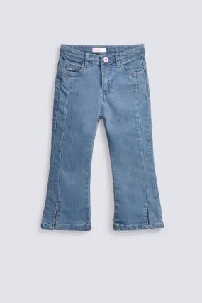 GIRLS BELL BOTTOM DENIM