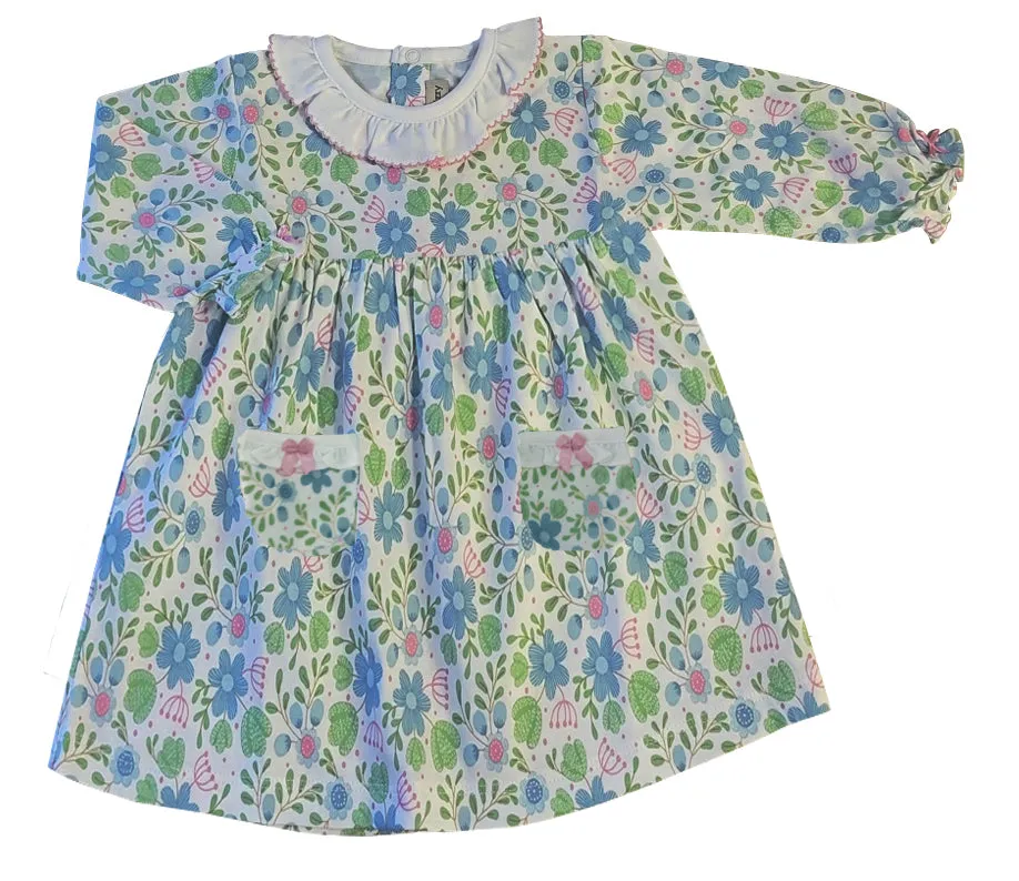 Girl's "Christina and Cameron" Floral Print Dress