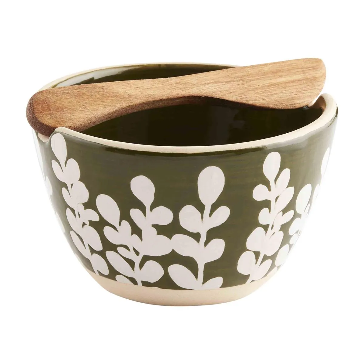 Green Pinehill Dip Bowl Set